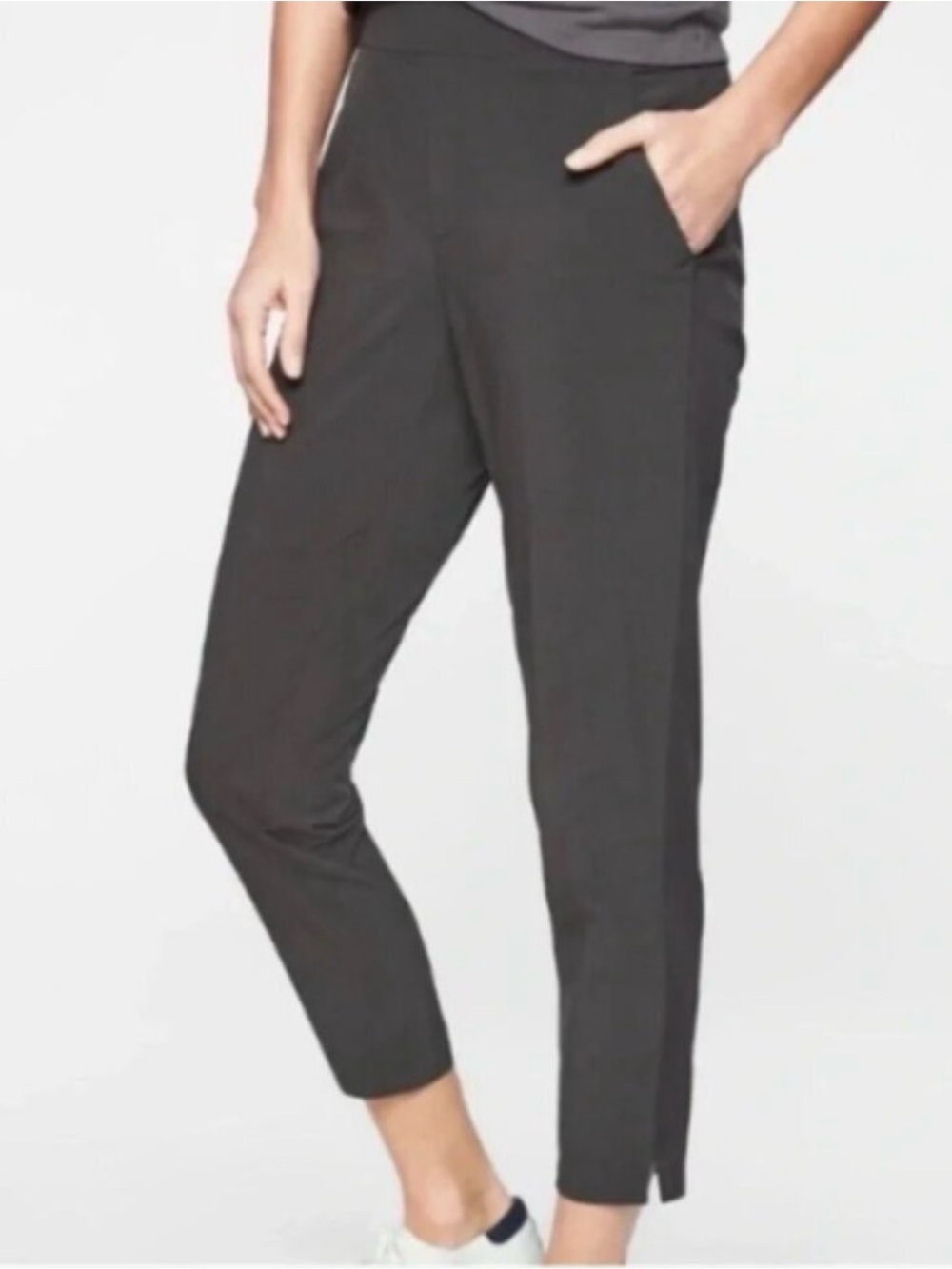 Athleta Brooklyn Ankle Pant Green Cropped Ankle Pants